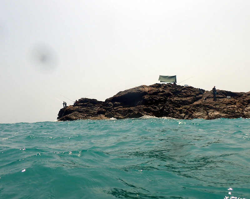中国珠海北尖岛潜水-北尖岛边的大岩石_21.4.23龟头排_海富瑜